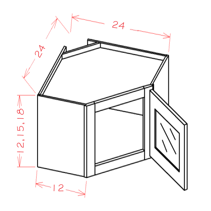Charleston Saddle Wall Cabinet – RTA Direct