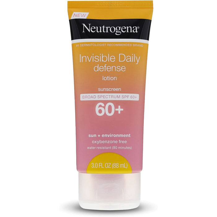 Neutrogena Invisible SPF 60+ Daily Defense Lotion 88Ml