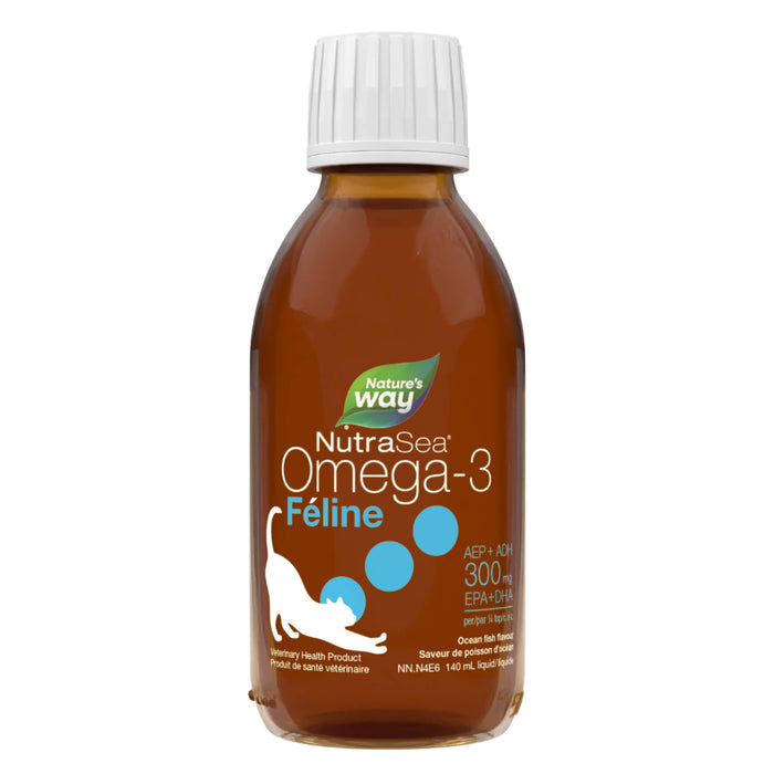 Bottle of NutraSea Feline Omega3, Ocean Fish Flavour 140mL