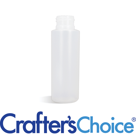 1 oz Natural Cylinder Plastic Bottle - 20/410