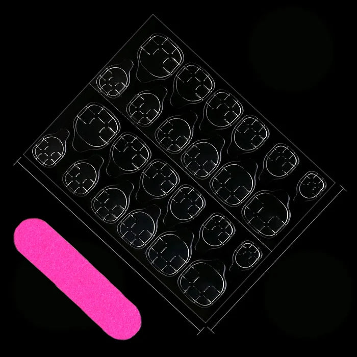 10pcs-XS/S/M French Almond Press on Nails Leopard Print False Nails 3D Bow Wearable Stick-on Nails Fake Nail