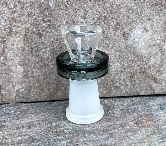 14mm Female Thick Glass Slide Herb Bowl