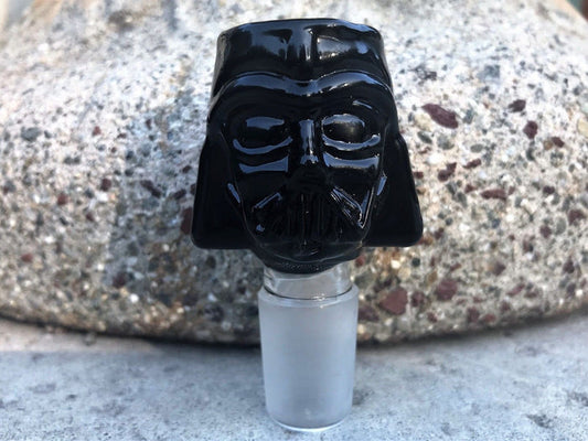 18mm Male Thick Glass Darth Vader Slide Bowl