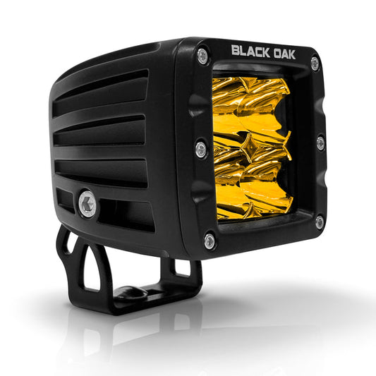 2 Inch Amber LED Pod Light | Flood Optics | Pro Series 3.0 (12W)