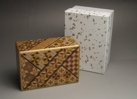 4 Sun 21 Step Yosegi Japanese Puzzle Box