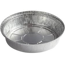 9" ROUND FOIL PAN / STANDARD WEIGHT / 500 PER CASE (CASE)