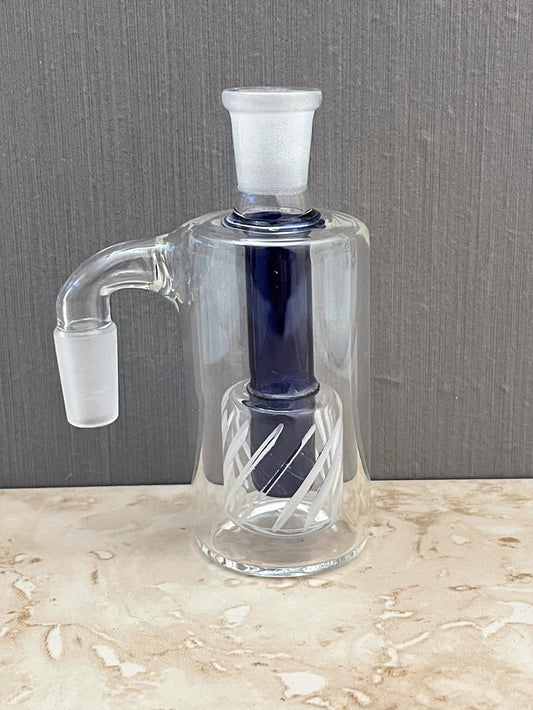 90 Degree 14mm Male Thick Glass Ash Catcher