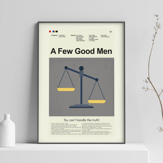 A Few Good Men - Scales | 12"x18" or 18"x24" Print only