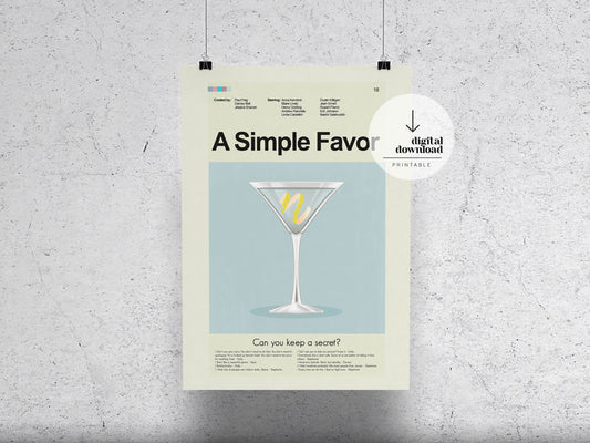 A Simple Favor | DIGITAL ARTWORK DOWNLOAD
