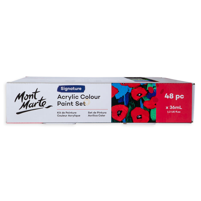 Acrylic Colour Paint Set Signature 48pc x 36ml (1.2 US fl.oz)