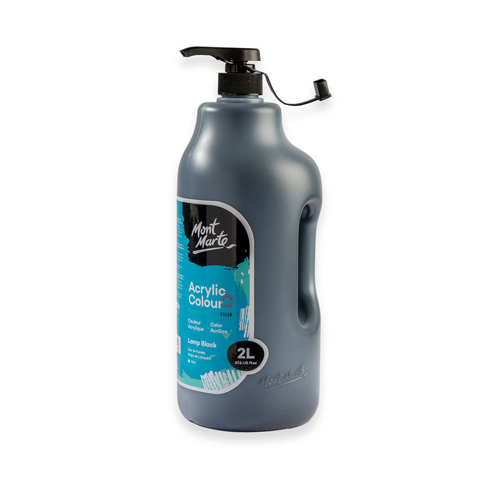 Acrylic Colour Paint Signature 2L (67.6 US fl.oz) Bottle – Black