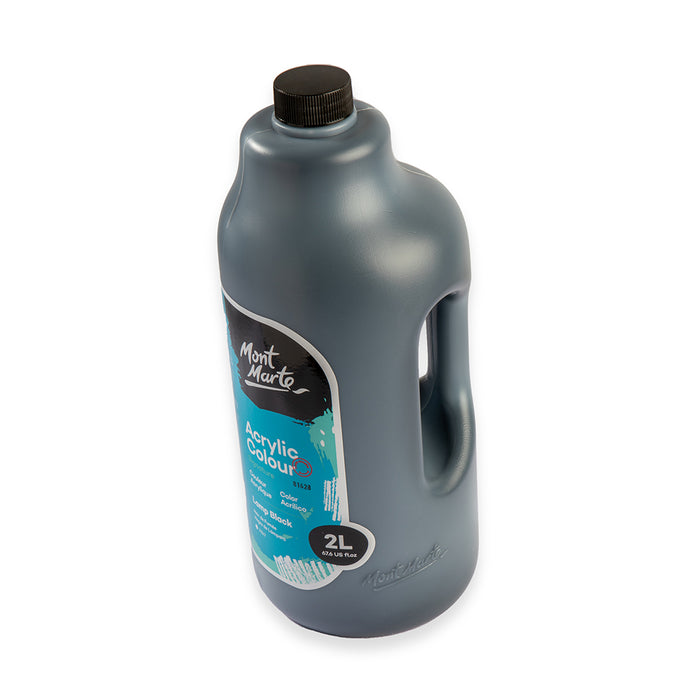 Acrylic Colour Paint Signature 2L (67.6 US fl.oz) Bottle – Black