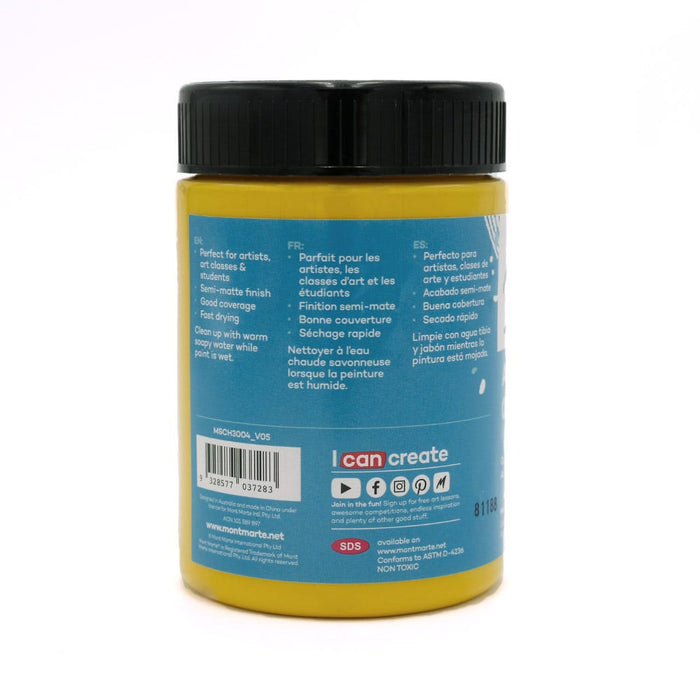 Acrylic Colour Paint Signature 300ml (10.1 US fl.oz) - Medium Yellow