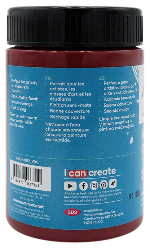 Acrylic Colour Paint Signature 300ml (10.1 US fl.oz) - Old Mauve