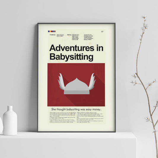 Adventures in Babysitting - Thor Helmet | 12"x18" or 18"x24" Print only