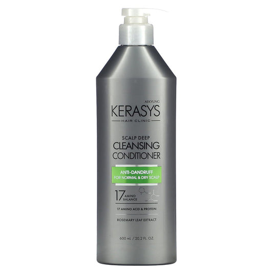 AEKYUNG KERASYS Hair Clinic Dry Scalp Deep Cleansing Conditioner Anti Dandruff For Normal & Dry Scalp بلسم الفروة الجافة والعادية من ايكيونك كيراساس