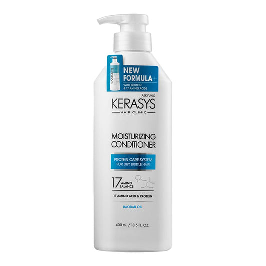 AEKYUNG KERASYS Hair Clinic Moisturizing Conditioner protein care system for dry brittle hair بلسم لترطيب الشعر الجاف من ايكيونك كيراساس
