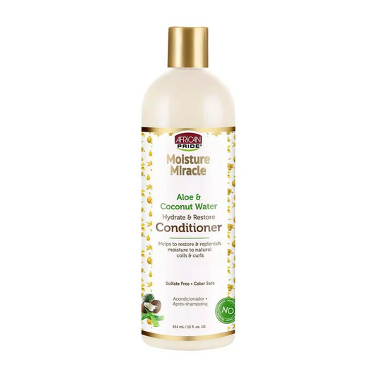 AFRICAN PRIDE Moisture Miracle Aloe & Coconut Water Conditioner 12oz