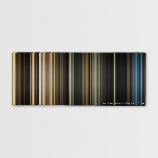 Allied color palette canvas print: thousands of thin vertical stripes of color