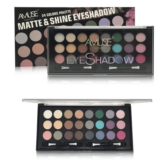 Amuse Cosmetics Matte &amp; Shine Eyeshadow 24 color Palette
