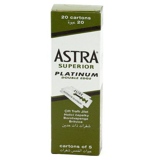 Astra Superior Double Edge Safety Razor Blades (100 Blades)