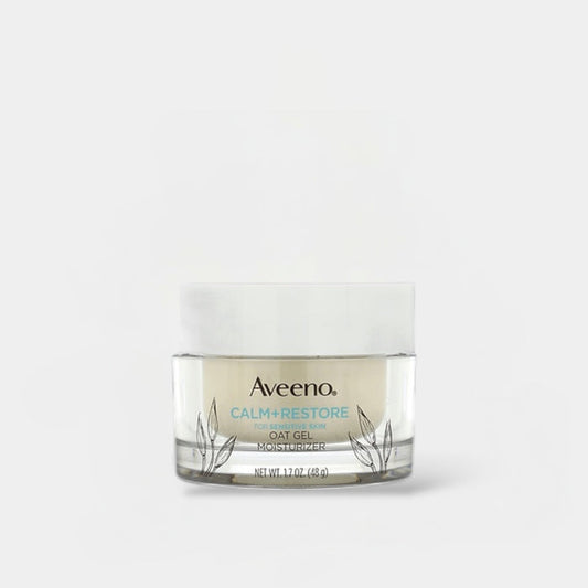 Aveeno Calm + Restore Oat Gel Moisturizer 48g جل الشوفان المرطب من أفينو كالم + ريستور - Princess Cosmetics Qatar