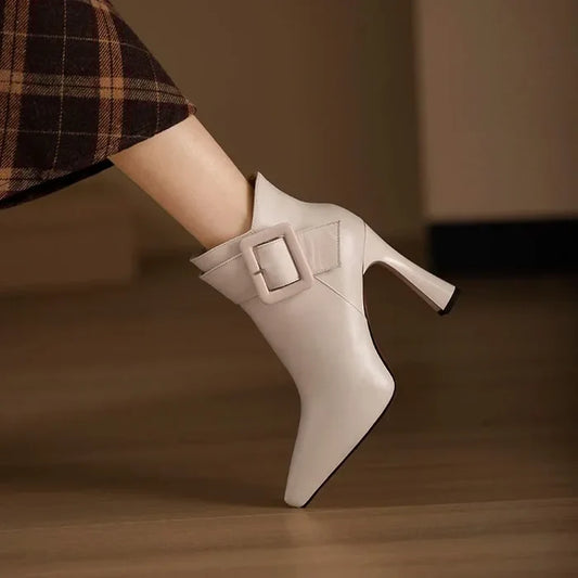Aveline™ | Buckle Heel Boots