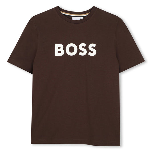AW BOSS T Shirt chestnut Brown