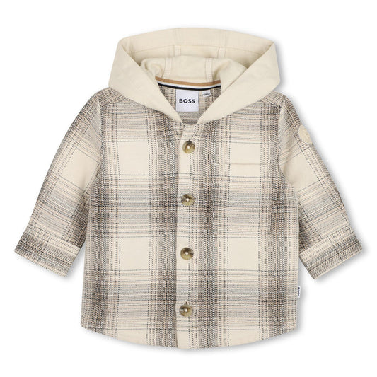 AW BOSS Toddler hooded over LS Shirt jacket