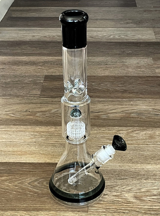 Awesome Thick Glass 17.5" Beaker Bong Shower Per & Dome Perc