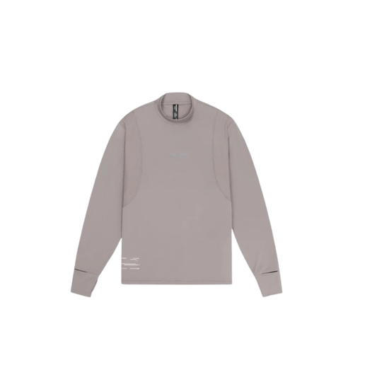 Bandit Men's Aura Grid™ Mockneck Long Sleeve - Zinc