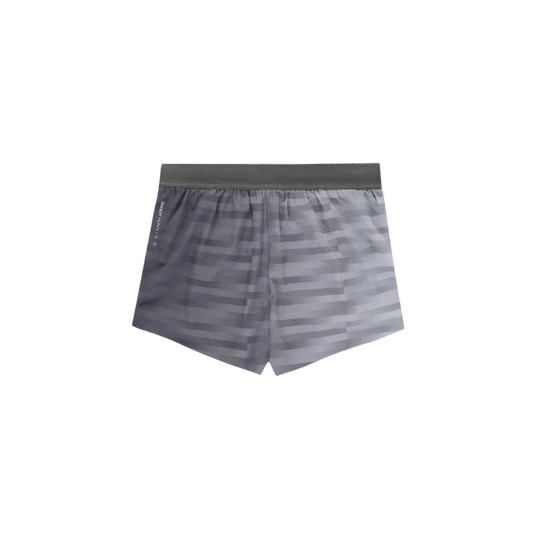Bandit Men's CoolGrid™ 3" Split Short - Uneven Gradient - Plaster / Slate