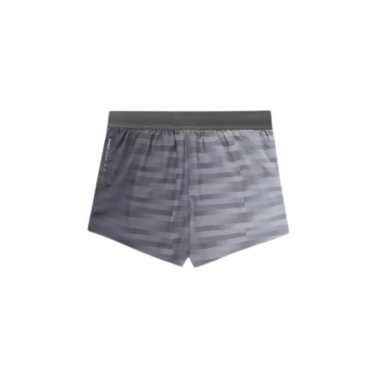 Bandit Women's CoolGrid™ 3" Split Shorts - Uneven Gradient - Plaster / Slate