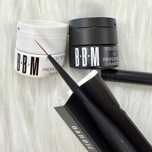 BBM Super Thick Black or White Painting Gel or Super Thin Brush