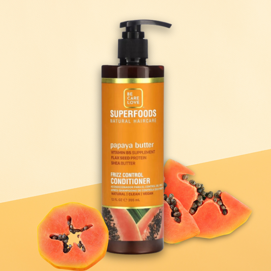 Be Care Love - Superfoods - Frizz Control Conditioner, Papaya Butter - 355 ml