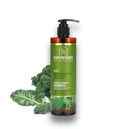 Be Care Love - Superfoods - Kål Damage Remedy shampoo - 355 ml.
