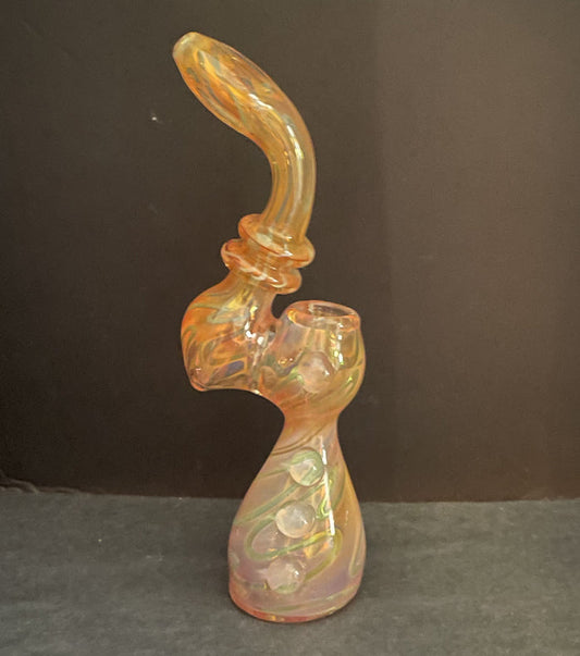 Beautiful 8.5" Thick Glass Bubbler