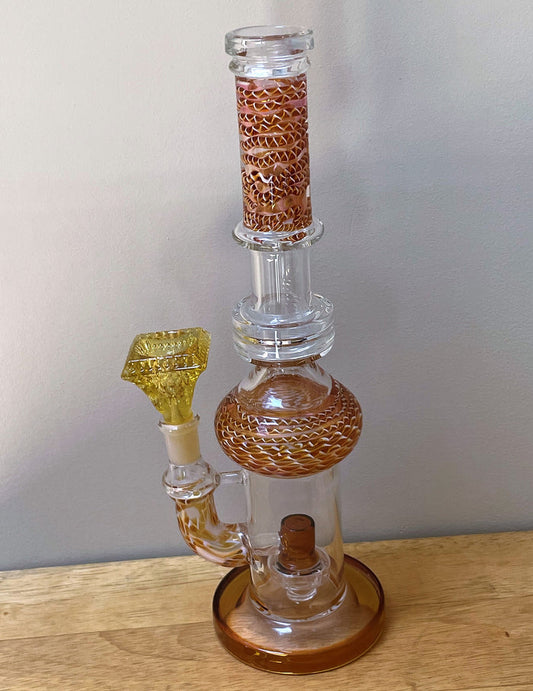 Beautiful Design Thick Glass Best 12" Rig Shower Perc