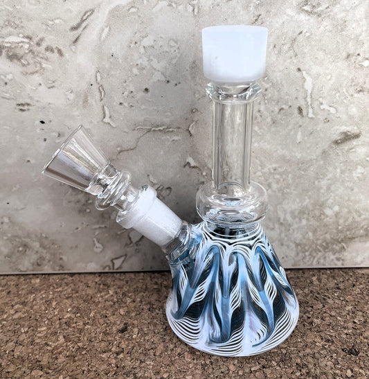 Best 5" Thick Glass Beaker Bong 14mm Male Bowl