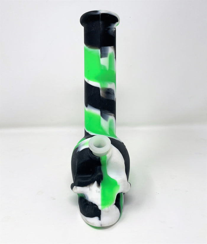 Best Silicone Skull Design 9" Bong Unbreakable Detachable 2 - Bowls