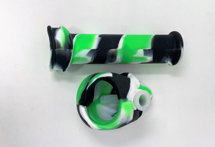 Best Silicone Skull Design 9" Bong Unbreakable Detachable 2 - Bowls