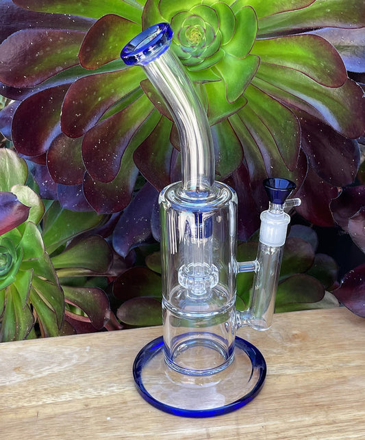 Best thick clear Glass 12" Rig Shower & Dome Perc