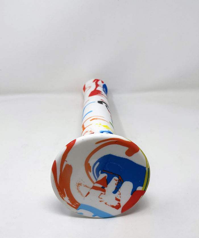 Best Thick Silicone Unbreakable Straight 14" Bong 14mm Male Bowl