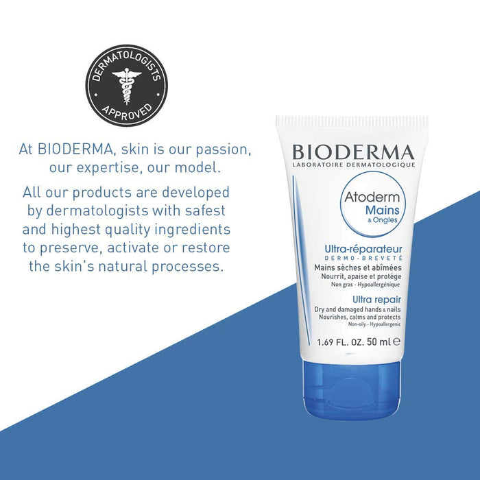 Bioderma Atoderm Hand & Nail Cream 50ml/1.6oz