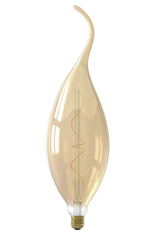 Calex Altea LED Lamp - E27 - Gold - 6W - Dimmable