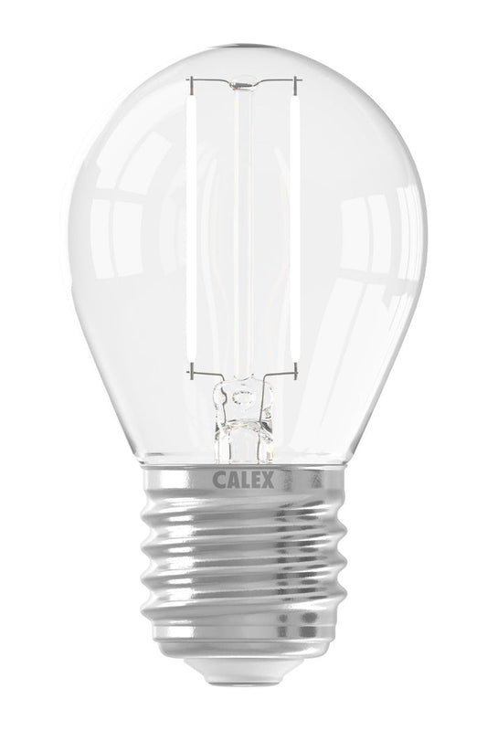 Calex Filament LED Lamp - E27 - P45 - Clear - 2W