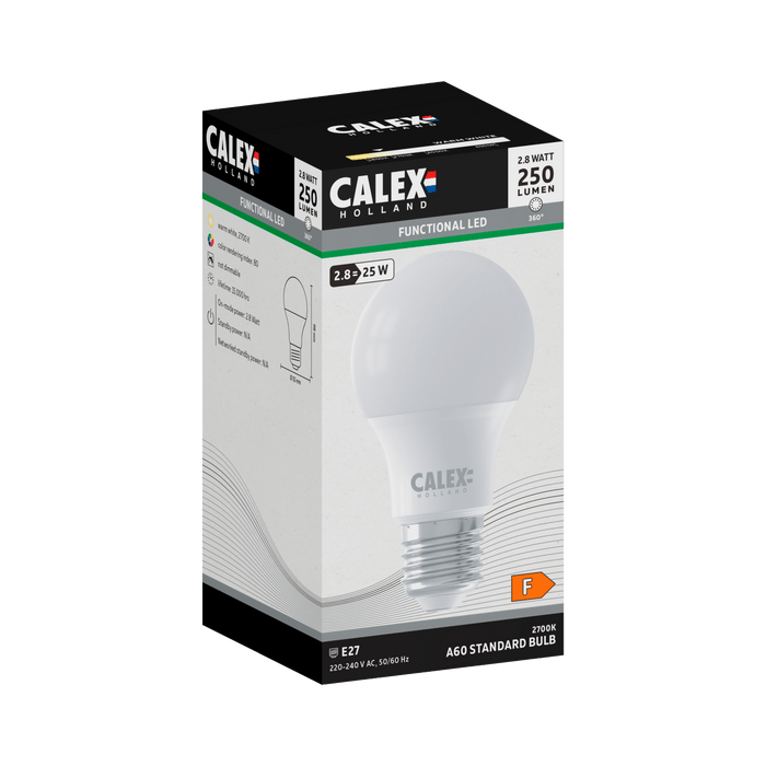 Calex SMD LED Lamp - E27 - A60 - White