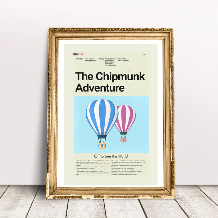 Chipmunk Adventure | DIGITAL ARTWORK DOWNLOAD