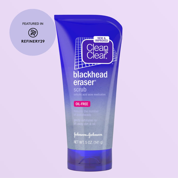 CLEAN & CLEAR blackhead eraser scrub oil free مقشر البشرة لعلاج الرؤوس السوداء من كلين اند كلير