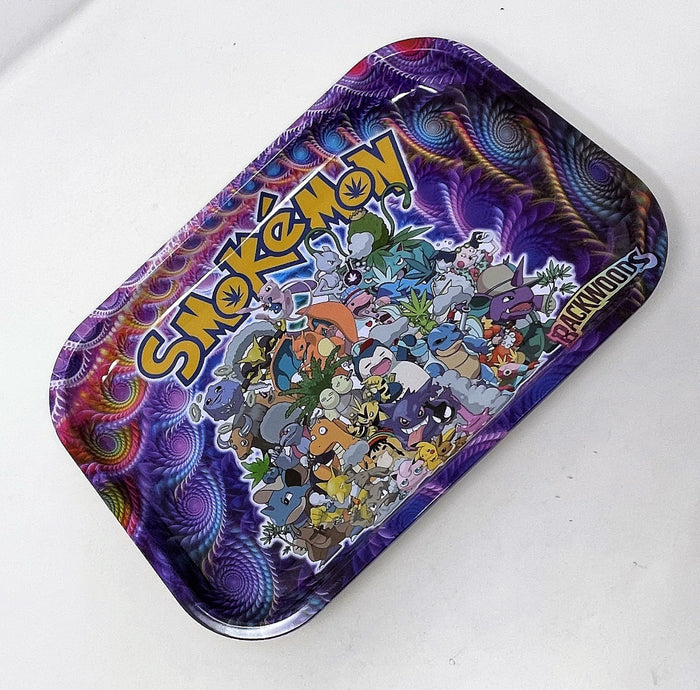 Collectible Pokémon "Smokemon Backwoods" Design Large Metal Rolling Tray
